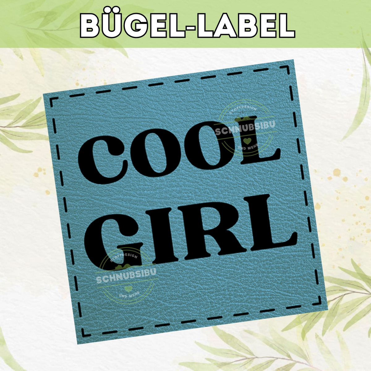 Bügel-Label Cool Girl